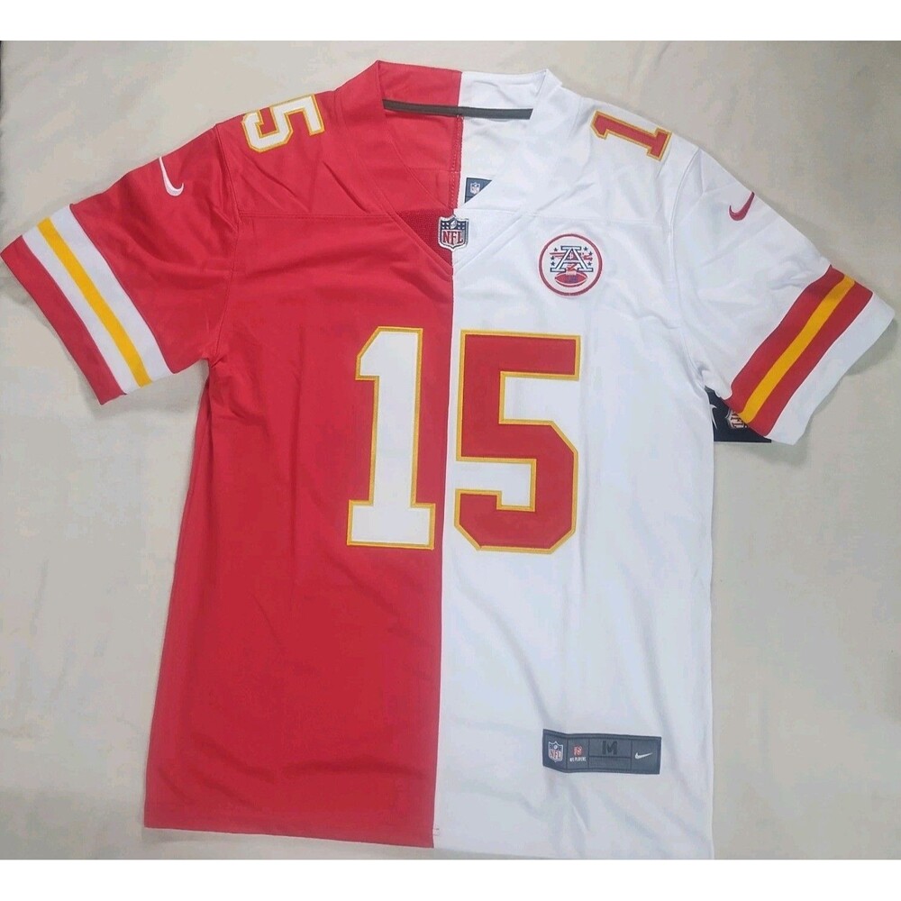 Kansas City Chiefs Patrick Mahomes 15 Jersey Red/White Men's Size Medium